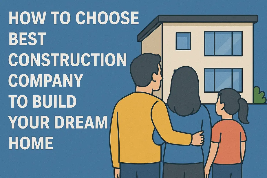 how to choose best construction company to build your dream home