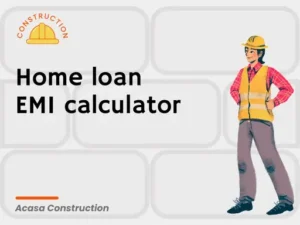 Home loan EMI calculator